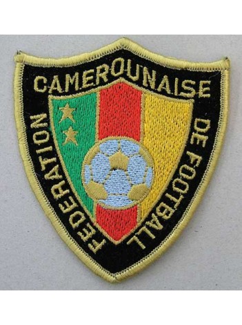 CAMEROON FOOTBALL FEDERATION SOCCER EMBROIDERED PATCH #01