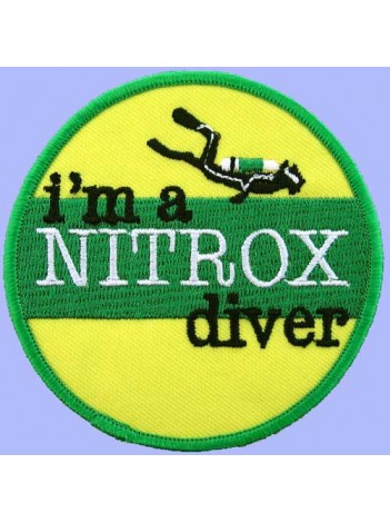 SCUBA - I'M A NITROX DIVER EMBROIDERED PATCH