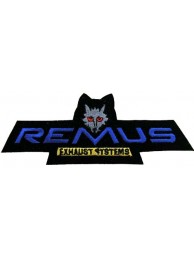 REMUS TIRE RACING SPORT IRON ON EMBROIDERED PATCH 