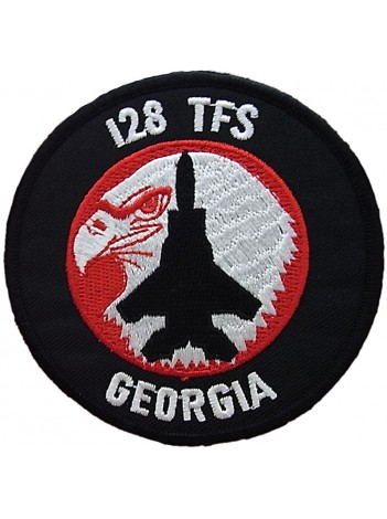 USAF 128 TACTICAL FIGHTER SQ F15 GEORGIA PATCH