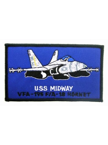 USAF MIDWAY VFA195- FA18 HORNET PATCH