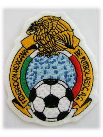 MEXICO FOOTBALL FEDERATION SOCCER EMBROIDERED PATCH #01