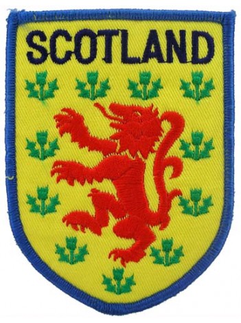 SCOTLAND FOOTBALL UNION SOCCER EMBROIDERED PATCH