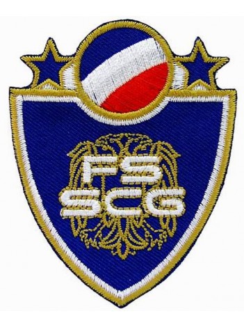 SERBIA AND MONTENEGRO FOOTBALL ASSOC PATCH