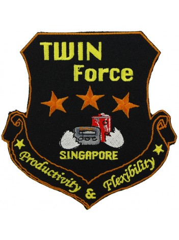 RSAF SINGAPORE AIR FORCE TWIN FORCE PATCH