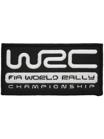 WRC FIA WORLD RALLY RACING EMBROIDERED PATCH #01